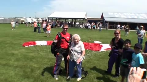 Skydiving at 90 years old!!