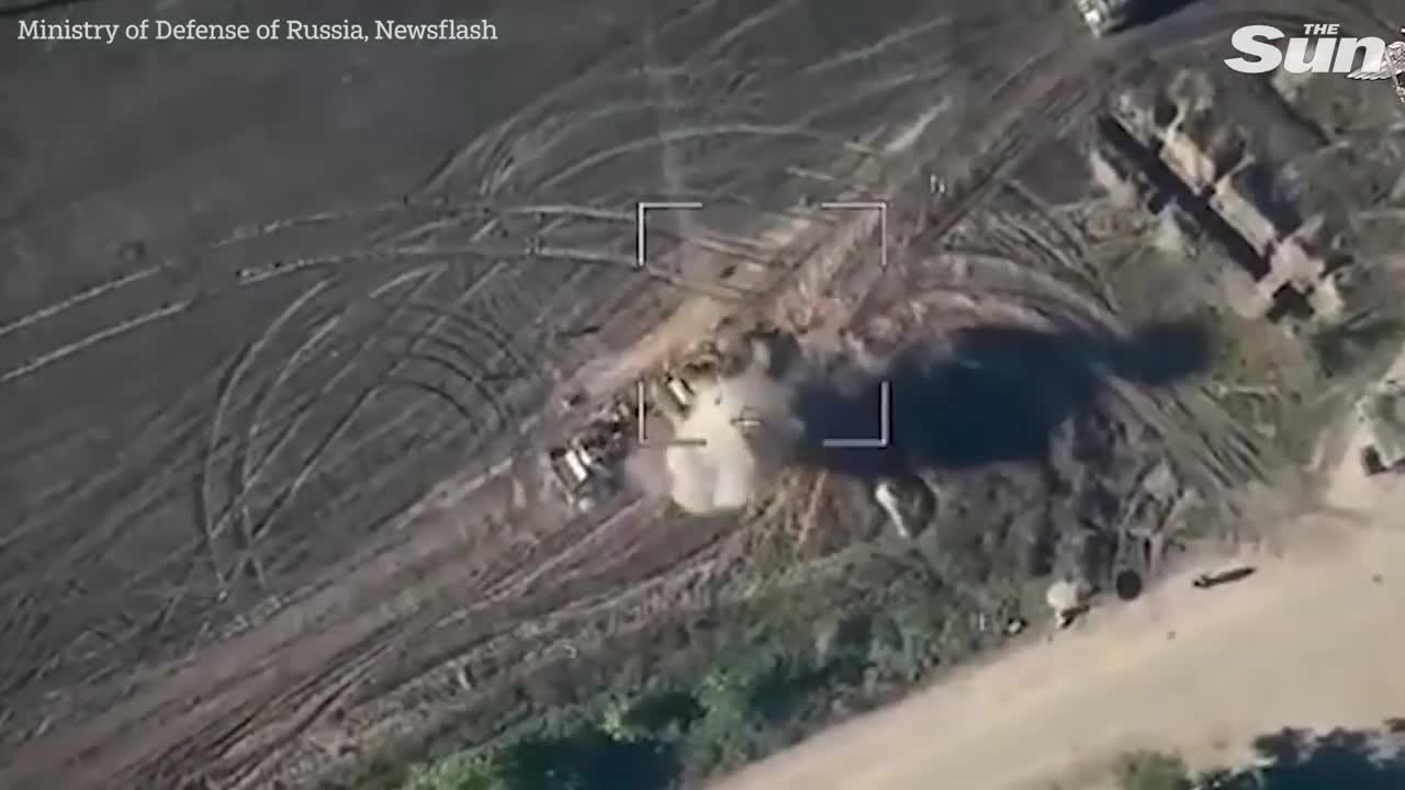 Russia destroys Ukrainian tanks and weapons with kamikaze drones