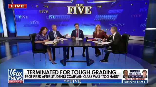 'The Five': Professor terminated for tough grading