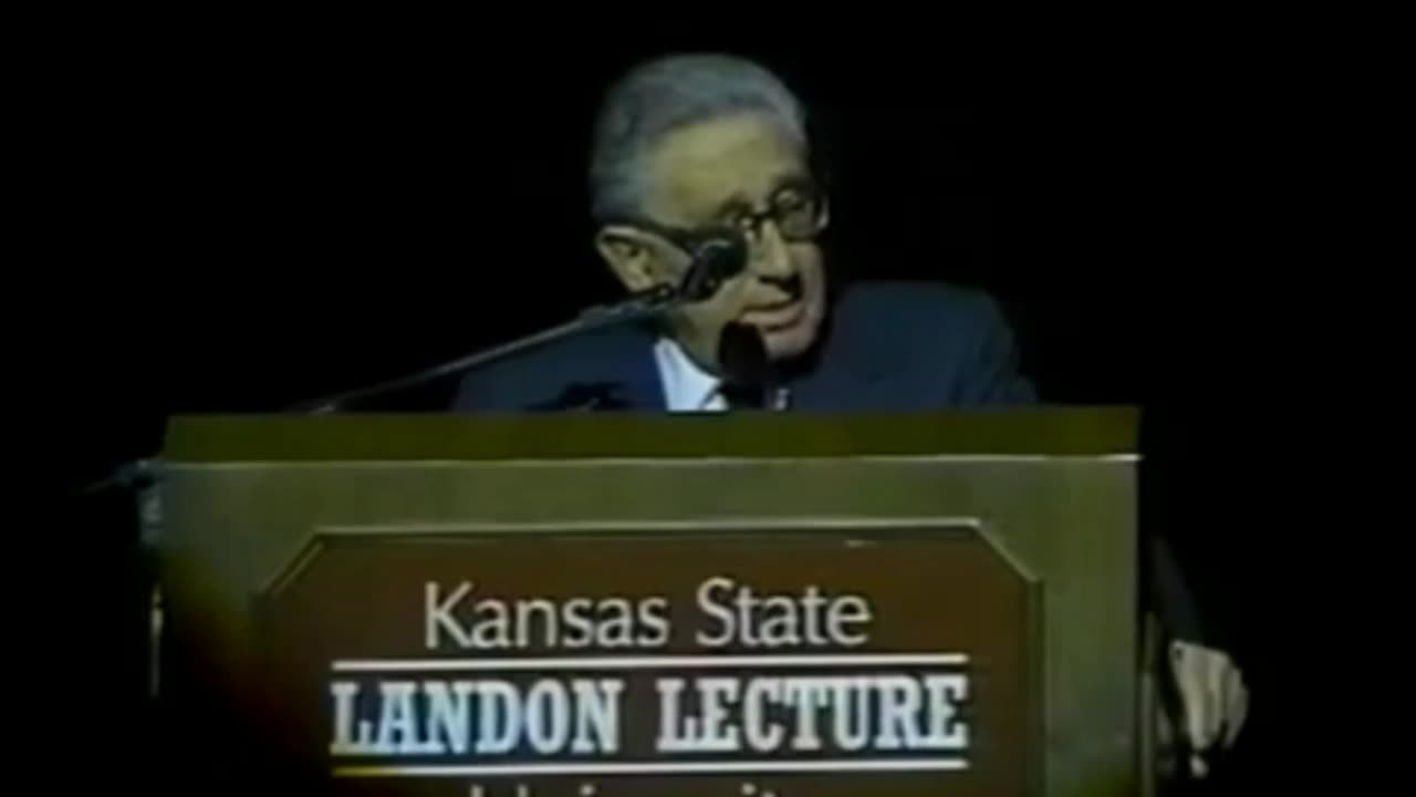 Henry Kissinger warns of global energy and food shortages due to rapid industrialization.