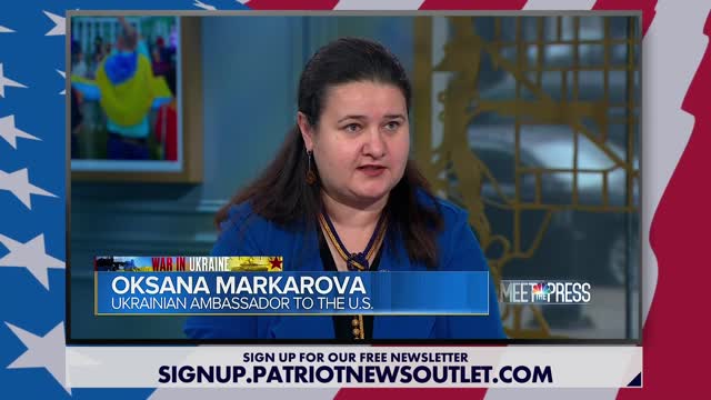 Oksana Markarova: "We Don't Need U.S. Boots On The Ground, We Need Unstoppable Flow Of Supplies From Everyone In Order To Win."