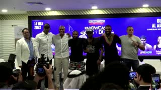 Floyd Mayweather previews Dubai exhibition fight