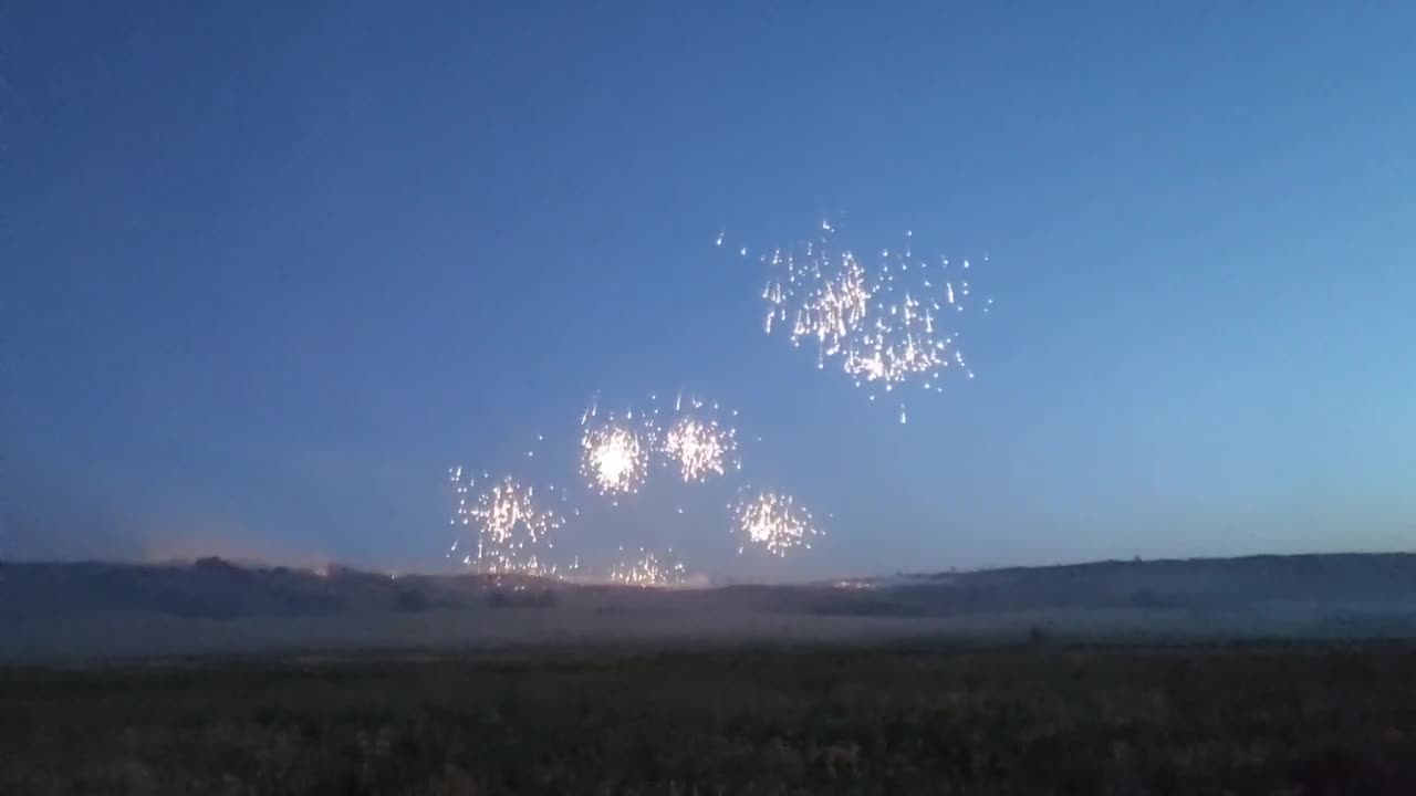 Firing incendiary shells at V.S.U. positions.