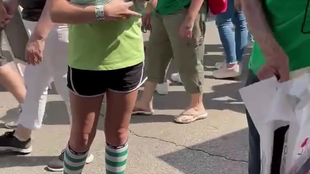 GRand Strand citizens for Life at St Patrick's day festival in N Myrtle Beach