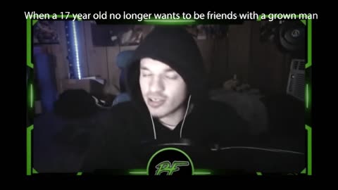 Weird 24 year old YouTuber upset about minor no longer wanting to be his friend