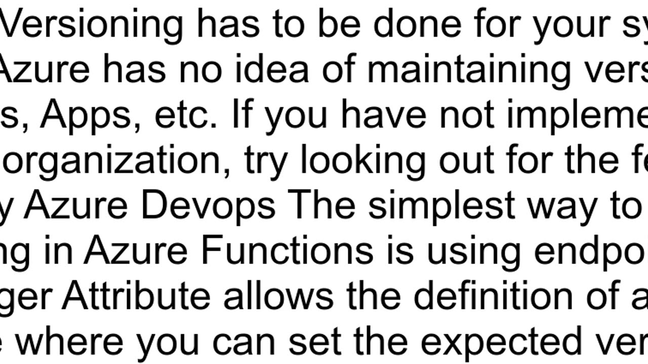 How do I verify which build version of my functions and web api39s are deployed on Azure portal