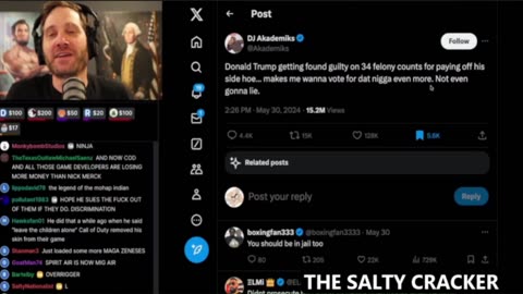 SALTY CLIP 130 WE TERRAFORMED THE POLITICAL LANDSCAPE AND SALTY BAN HAMMER LIVE