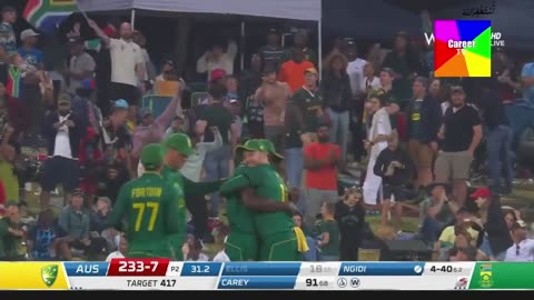 SA vs AUS 4th ODI Match Highlights