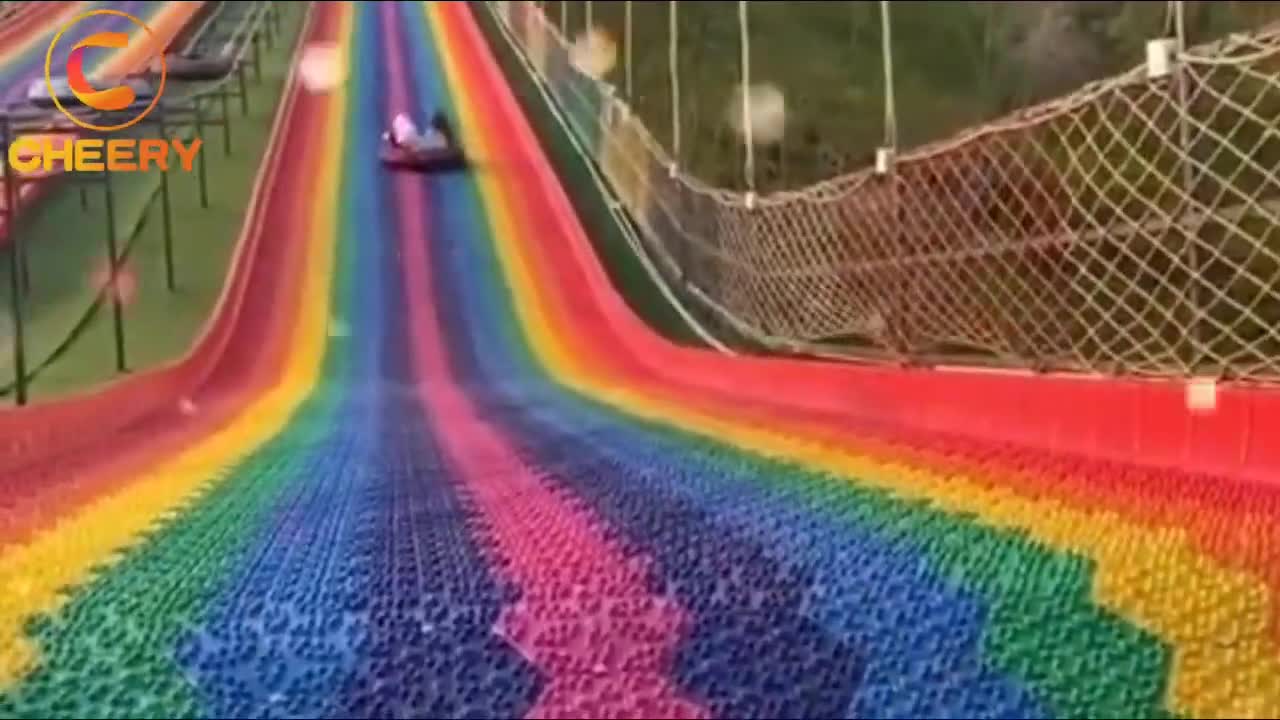 Scenic Spot Amusement Rainbow Slide
