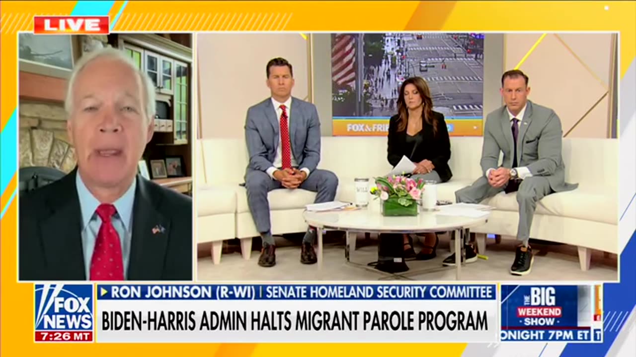 Senator Ron Johnson on Fox & Friends Sunday 8.4.2024