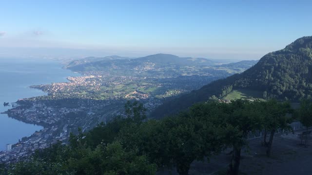 Stunning Swiss Alps. and lake of Geneva