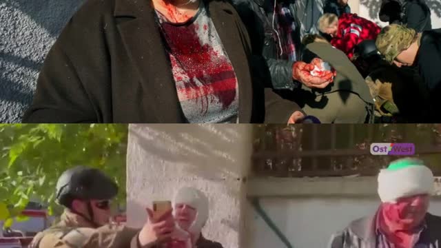 Ukrainian paid crisis actors caugh red handed