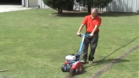 Amazingly Quick Machine for Installing Drip Irrigation.