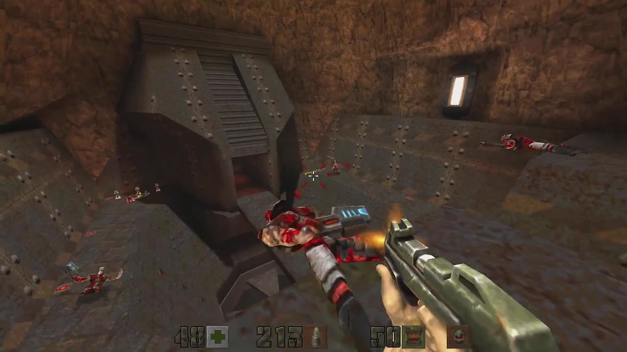 Quake 2 Remastered [Pt.3] Mine Entrance, Upper Mines, Borehole, Drilling Area, Exit Mines