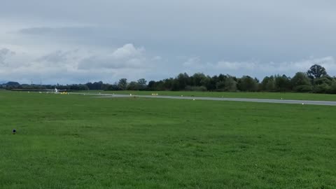 Test flights of 11-bladed propeller on a Piper Cheyenne