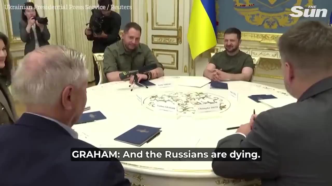 U.S. Senator Lindsey Graham called the death of Russians the "best money we've ever spent"