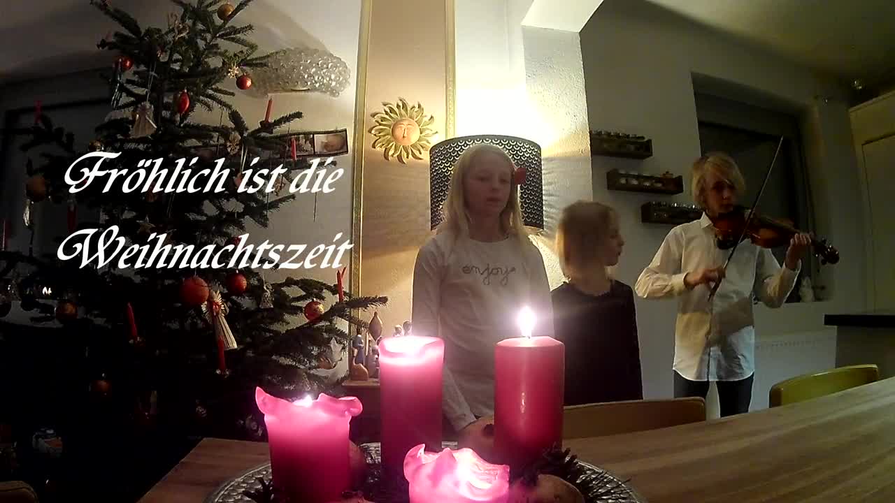 Fröhlich ist die Weihnachtszeit