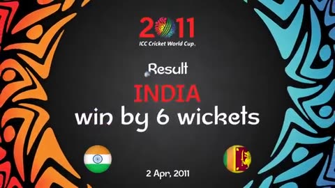 India vs Srilanka 2011 world cup final