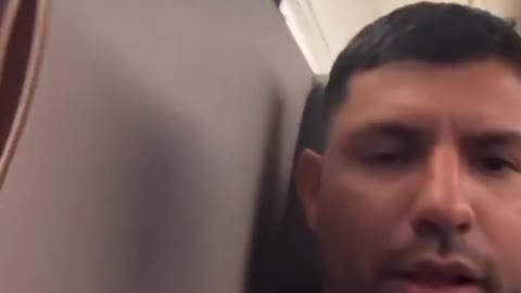 Kun Agüero’s flight to Qatar was filled with Brazilian fans