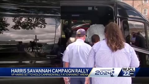 Kamala caught bussing people into her rally