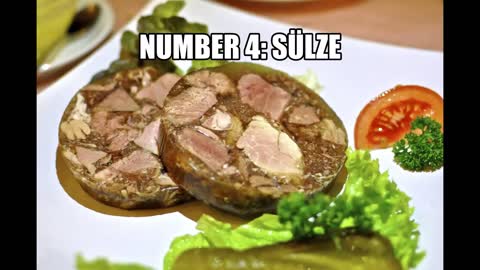 German food — Sülze — meat jelly