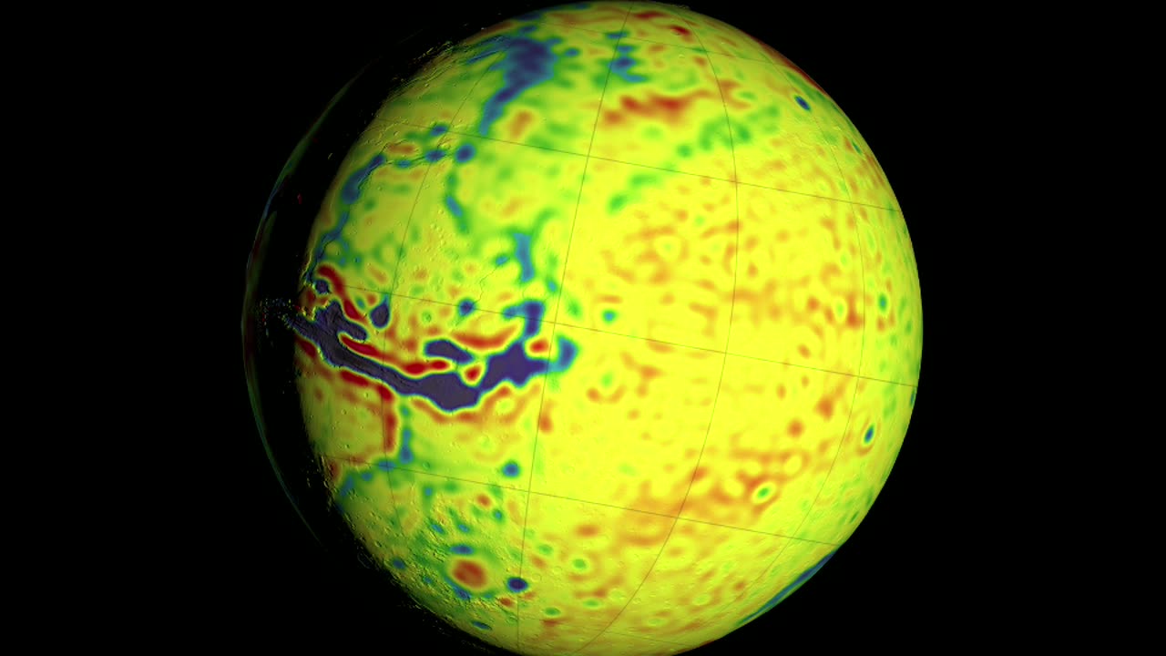 Mars Gravity Map, Full information। NASA