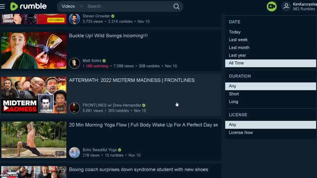 Rumble are preventing Rumbles