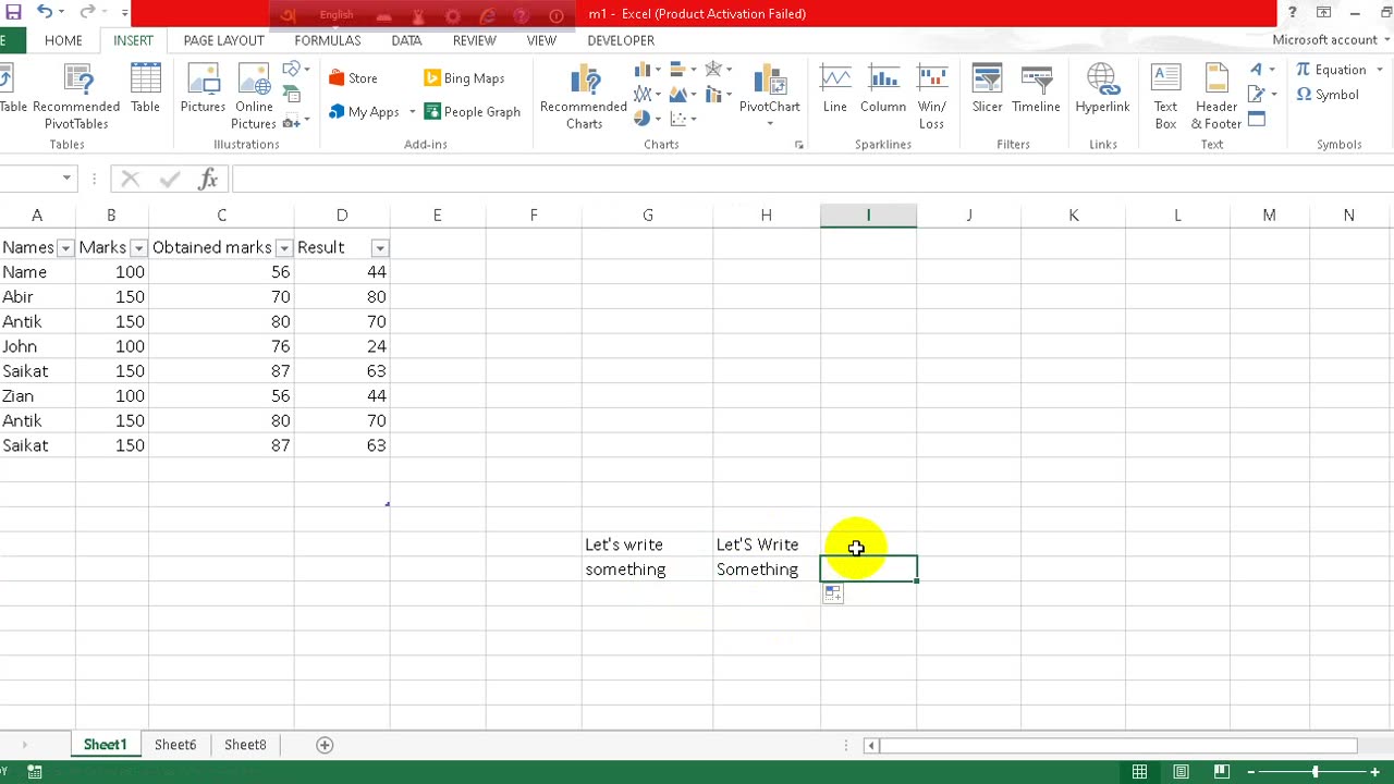 How to capitalize word in excel