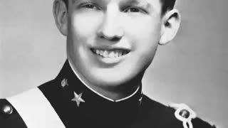 President Donald Trump In Military School