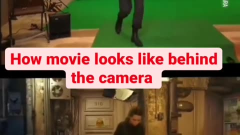 How movie looks like behind the camera 😍. Like and follow up for more daily👍👍