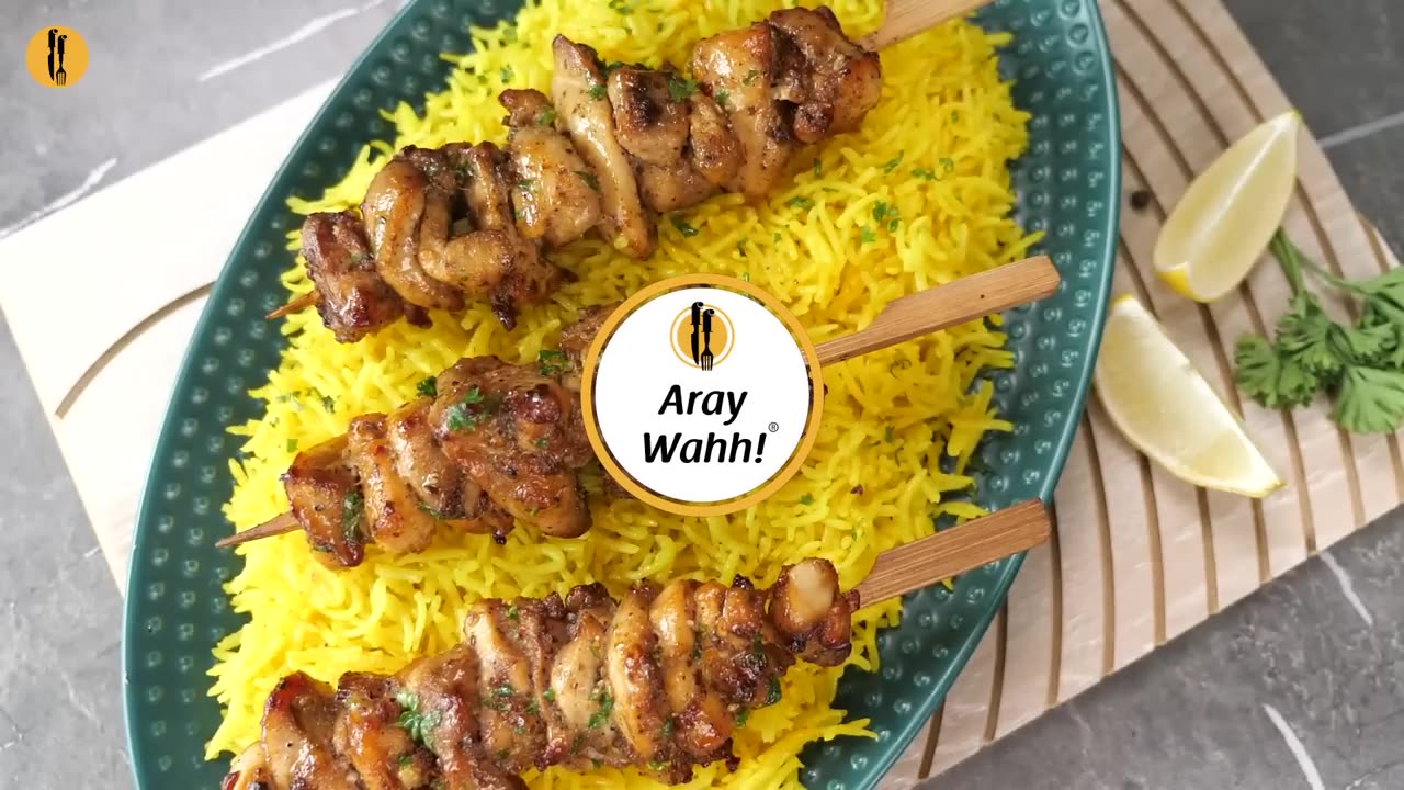 Easy and testy recipe lemon pepper chicken skewers