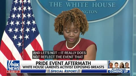 White House Press Secretary on White House Pride Event Nudity