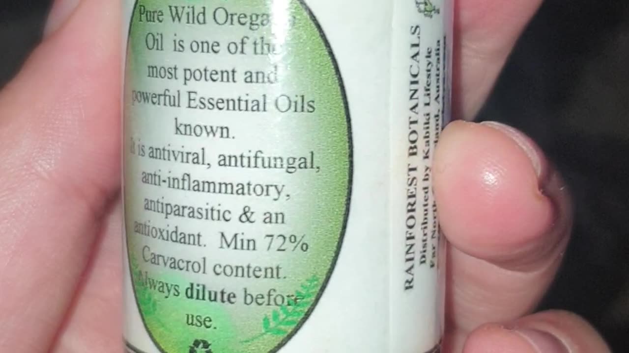 Organic Oregano Oil Parasites Flu