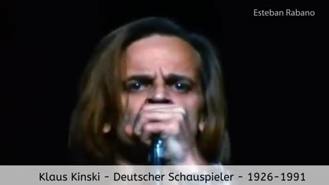 Klaus Kinski über das System