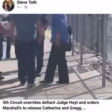 5th Circuit overrides defiant Judge Hoyt and orders Marshall's to release Catherine and Gregg.
