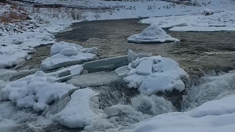 Frozen River Rapids