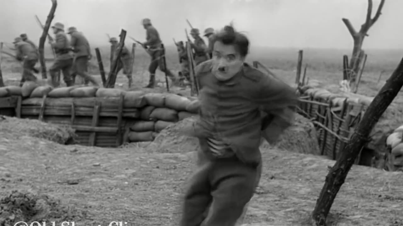 Charlie Chaplin World War II HD The Great Dictator_1080p