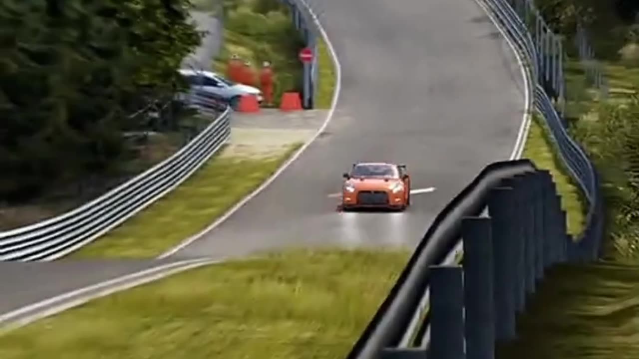 Car racing video