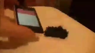 graphene effected by cellphone