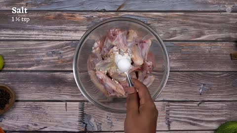 Lemon Pepper Chicken Wings | Chicken Wings | Chicken Recipes | American Cuisine | Cookd