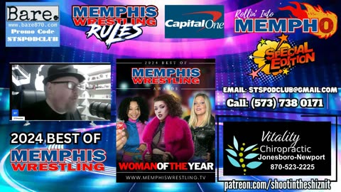 BT’s Pick for Woman of the Year 2024! Memphis Wrestling Awards!