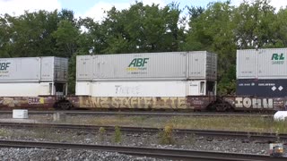 CSX and Norfolk Southern Intermodal Trains from Berea, Ohio August 10, 2024 Part 3