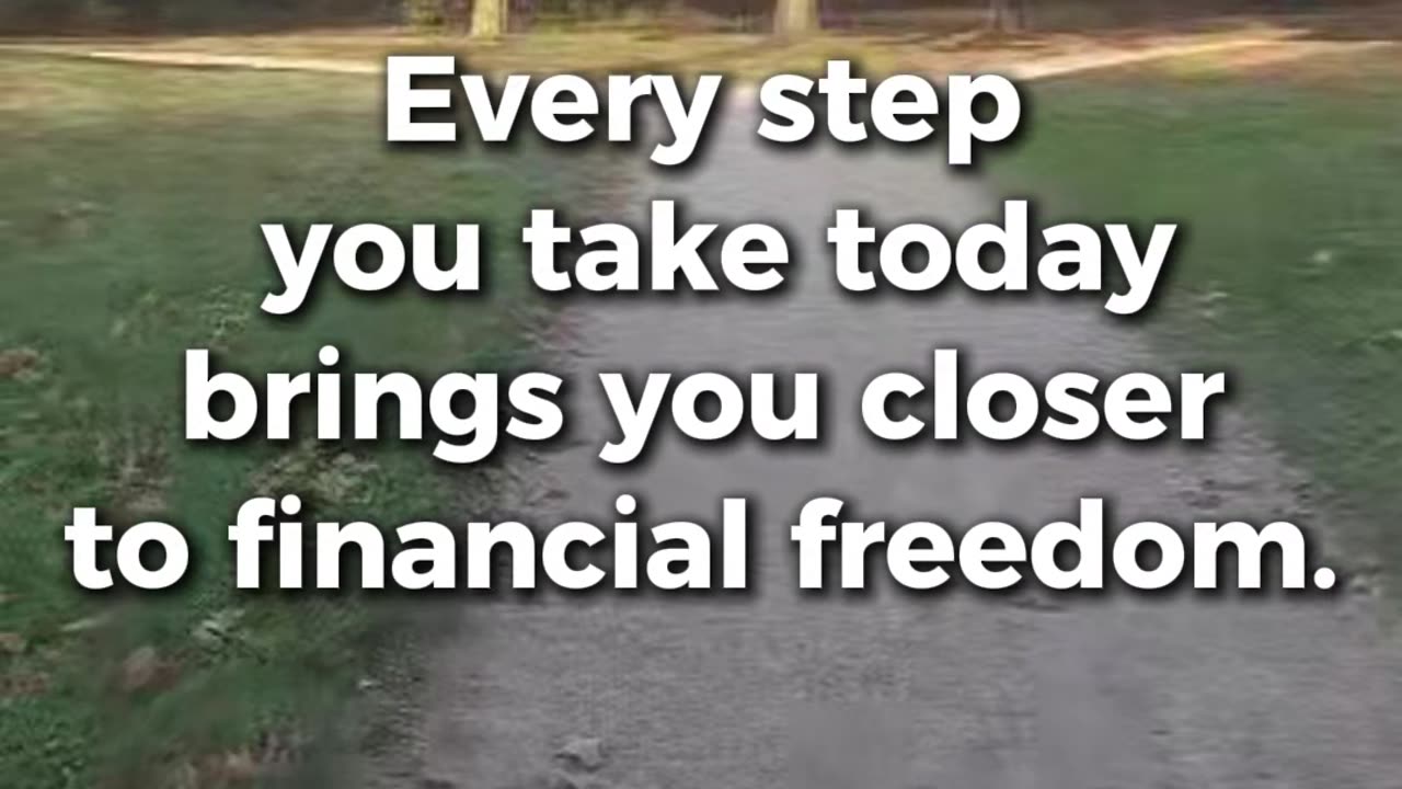 Every step towards your financial goal is one step closer to financial freedom.