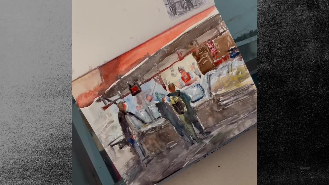 Watercolor Timelapse - Market Study