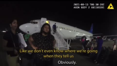 odycam Footage Shows Migrants Flown into NY in Dead of Night