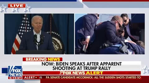 Biden calls shooting at Trump rally 'sick'