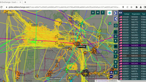 Bird NaziPac China, N424PA over Morristown AZ - Feb 9th 2024