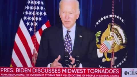 Fake Joe blames tornadoes in Midwest on climate change