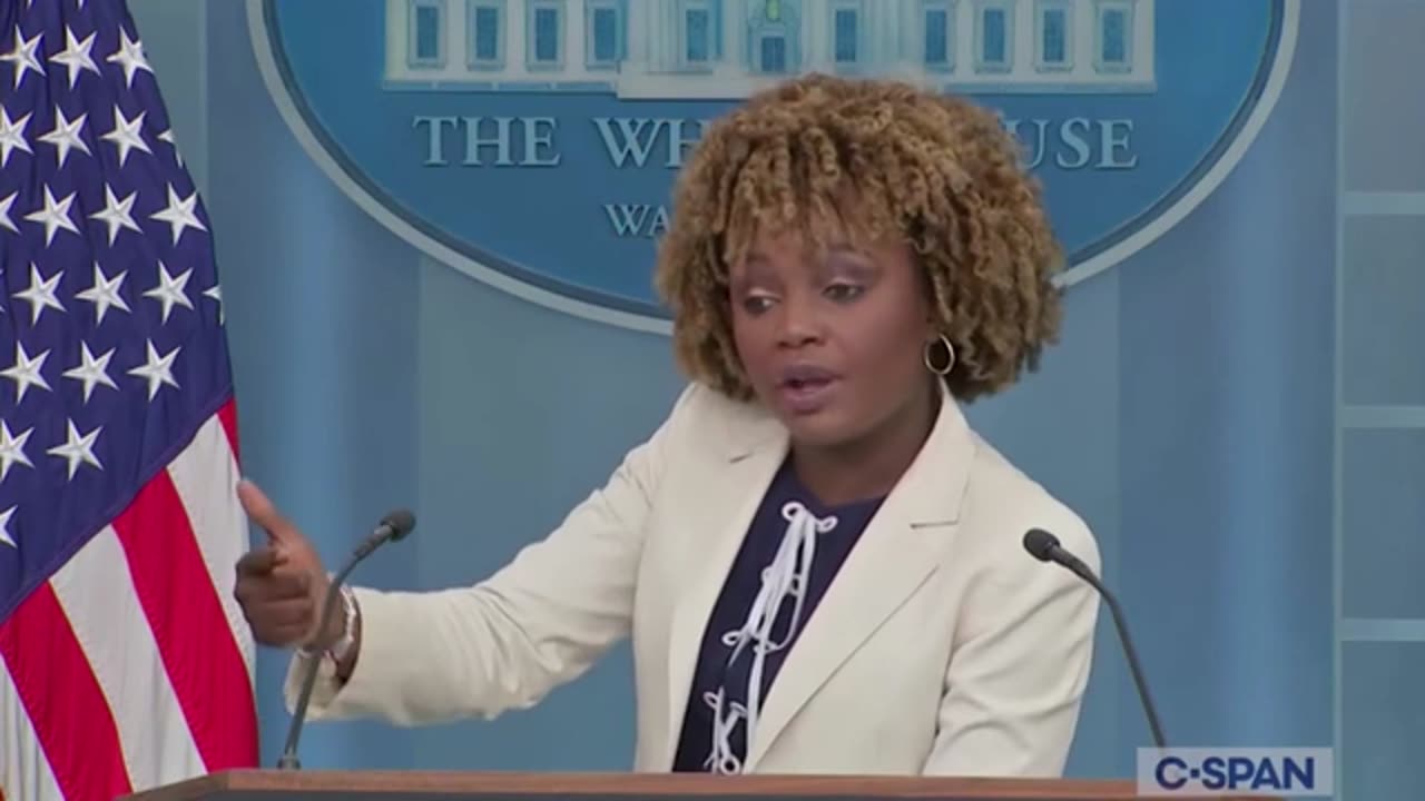 Karine-Jean Pierre shuts down question about Kamala's southern accent