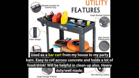 TUFFIOM Plastic Service #UtilityCart Support up to-Overview